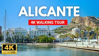 4K ALICANTE 2023 🇪🇸 City Walking Tour | Summer 2023 | Spain