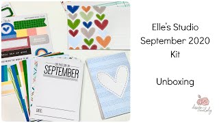 Elle’s Studio September 2020 Kit | Unboxing @DesignbyMelody