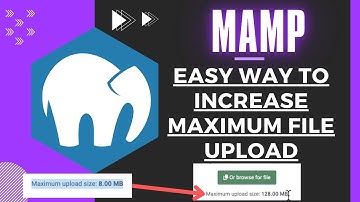 Easy Way to Increase Maximum File Upload in #MAMP For #joomla  #WordPress
