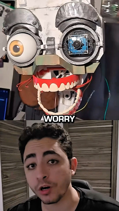 He’s Making A Real FNAF Animatronic 😭