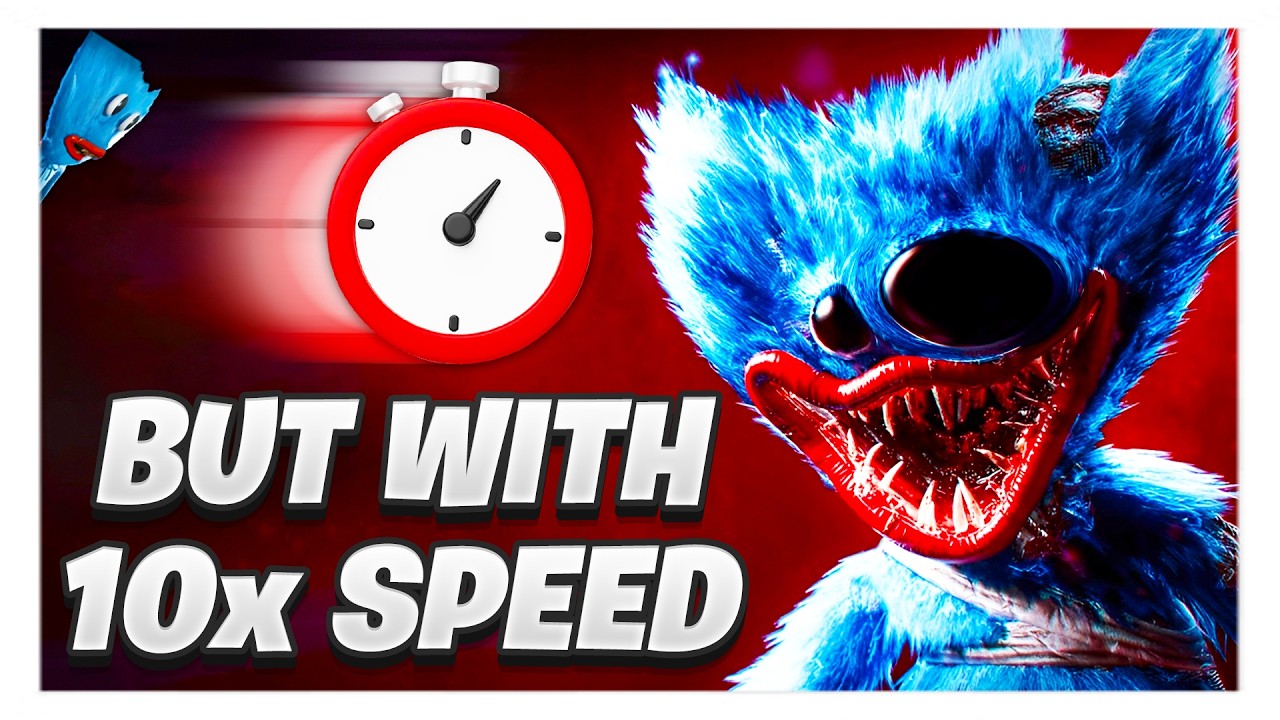 Poppy Playtime at 10x Speed is HORRIFYING...
