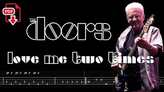 The Doors - Love Me Two Times (🔴Bass Tabs | Notation) @ChamisBass  #thedoorsbasstabs #chamisbass
