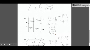 Proportional Parts of Parallel Lines