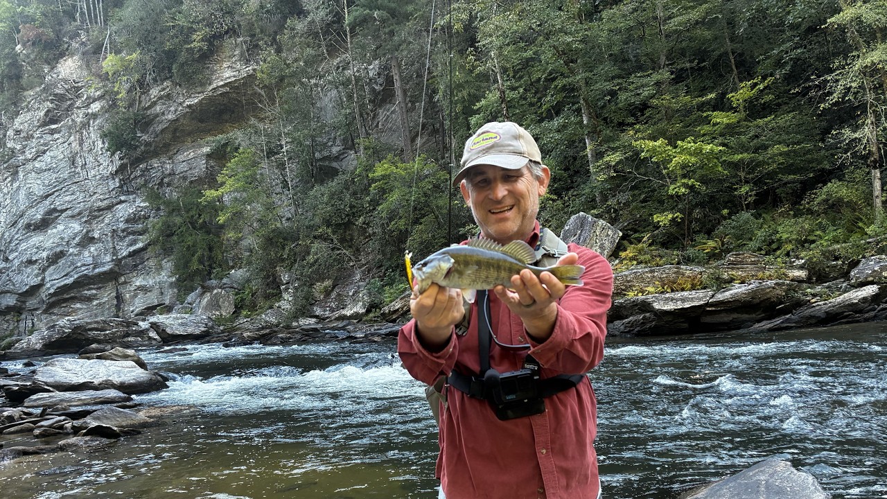 Hike-In River Bass Fishing Adventure with my Daughter