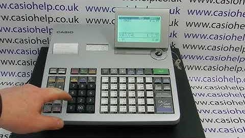 Ca amt tend button not working for cash sale Casio SE S3000