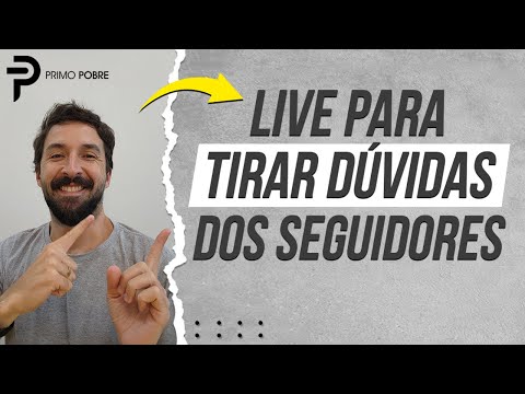 LIVE PARA TIRAR DÚVIDAS DOS SEGUIDORES