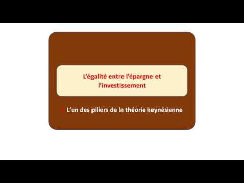 Vidéo: Comment l'épargne nationale est-elle liée à l'investissement dans une économie fermée et dans une économie ouverte ?