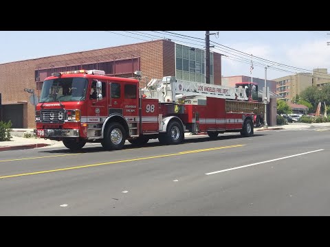 LAFD Light Force 98 Responding