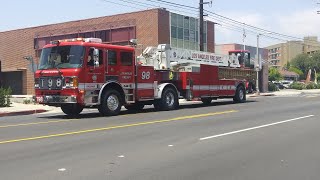 LAFD Light Force 98 Responding