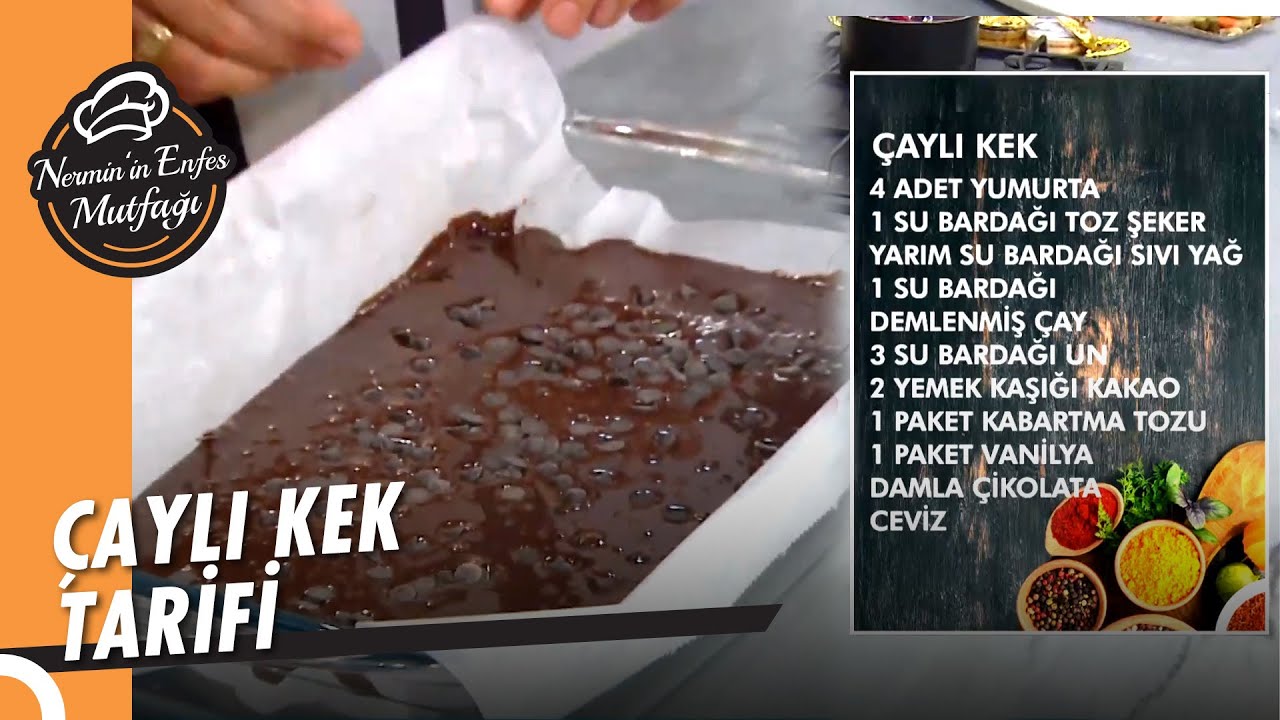 İki Lezzet Bir Arada: Çaylı Kek Tarifi – Nermin'in Enfes Mutfağı