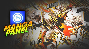 Speed Art | Random Brush Manga Panel - Photoshop Touch Android