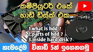 How do Computer Hard Disk  Drives Work ? 💻💿️🛠️ Explain Sinhala | දෘඪ තැටියේ ක්‍රියාකාරිත්වය සිංහලෙන්