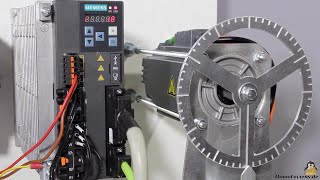 Demo-Aufbau Servomotoren mit SINAMICS V90