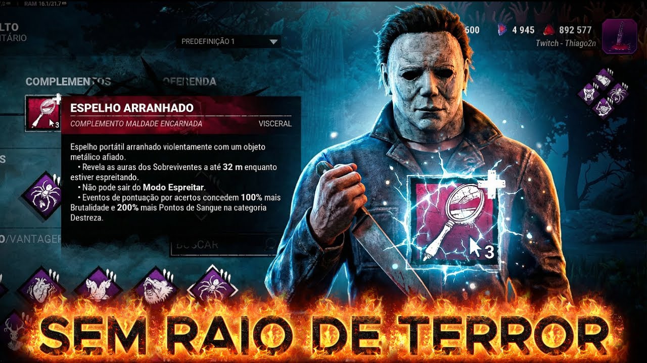 MICHAEL MYERS SEM RAIO DE TERROR E LEITOR DE AURAS O JOGO TODO!!