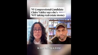 New York candidate Claire Valdez says she is only candidate not taking real estate money