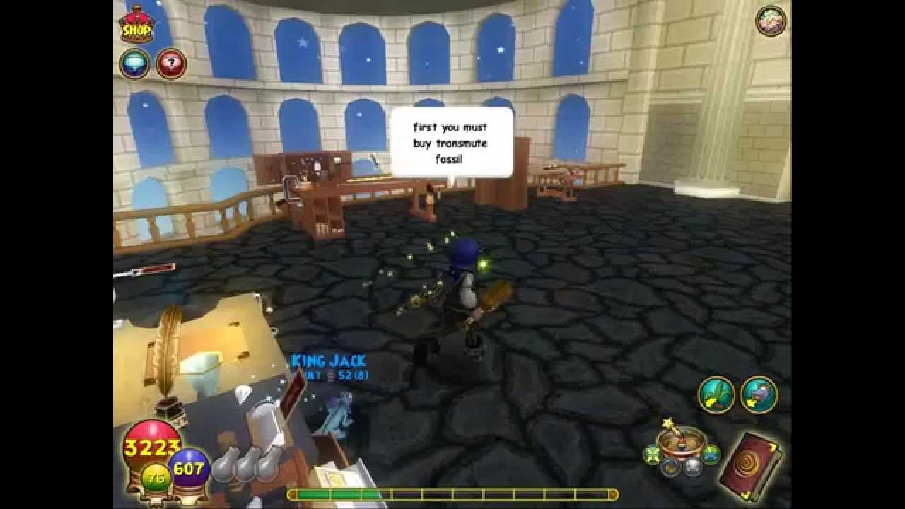wizard101 finding stone block and fossil easy YouTube