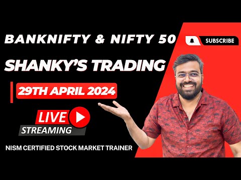 Bank Nifty 50:April 29 Live Options Trading! #BankNiftyTradingLive 