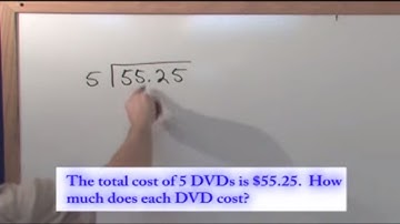 Lesson 8 - Dividing Decimals (Word Problems)