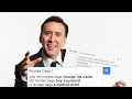 Nicolas Cage Answers the Web