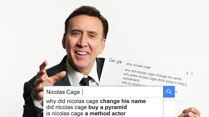 Nicolas Cage Answers the Web's Most Searched Quest...