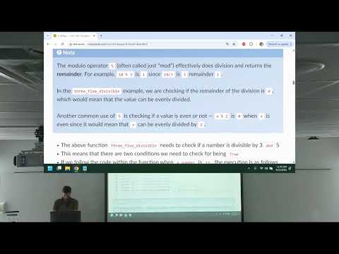 CSCI 161 --- September 23, 2025: Conditionals (if statements)