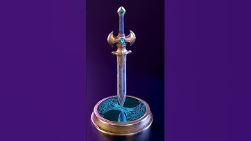 360° Sword | Modeled in 3ds Max & ZBrush | Textured in Substance Painter | Rendered in Marmoset