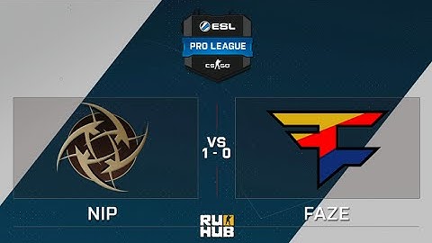 ESL Pro League Season 4 - NiP vs FaZe - map 2 - de_cache