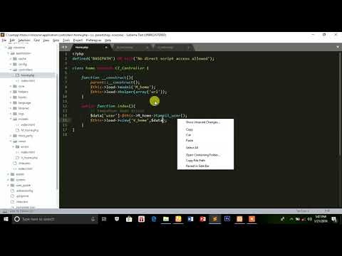 #1 Tutorial Codeigniter Menampilkan Data dari MYSQL Database