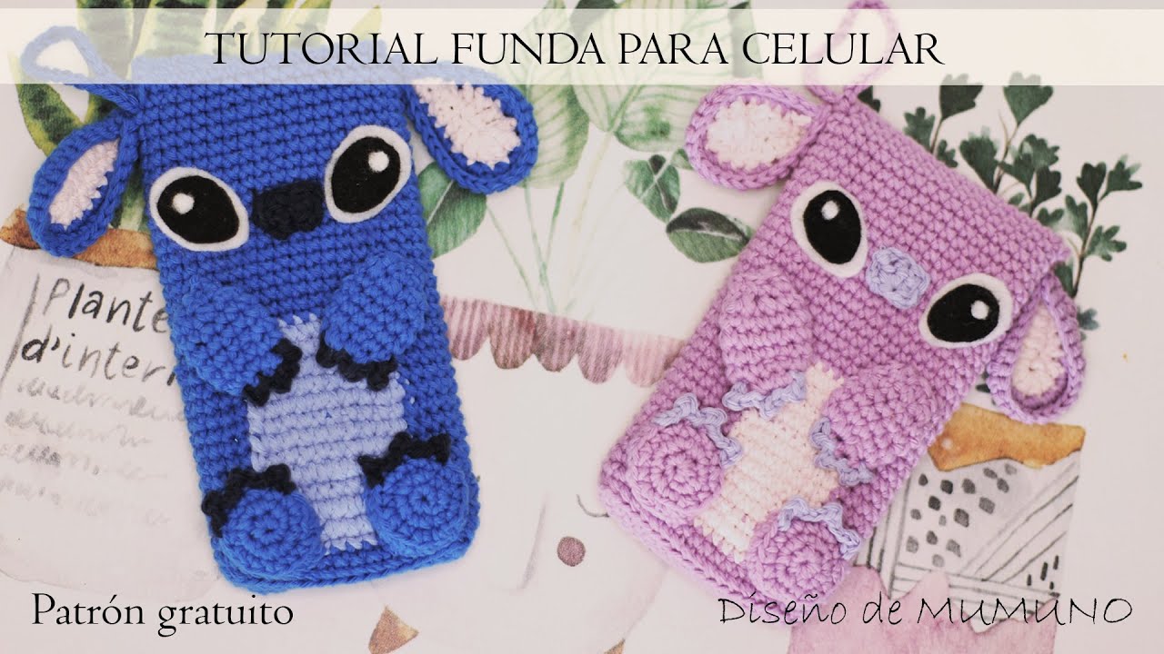 Tutorial Funda para Celular de Stitch