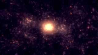 Evolution of a Universe - Blender Simulation 30 000 particles