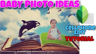 Cute Baby Photo Ideas || Snapseed || Cellphone Edit screenshot 3