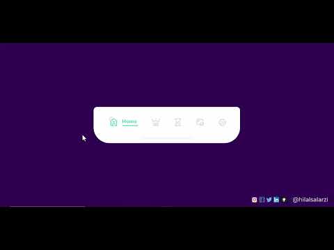 animated navbar | HTML | CSS | BOOTSTRAP | JAVASCRIPT || hilalsalarzi