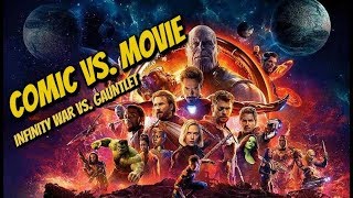 COMIC VS. MOVIE: TOP 10 INFINITY WAR DIFFERENCES!