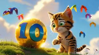 Famous Kitten and Balloons Let's Count Together to 10  Let's Learn to Count Net Worth