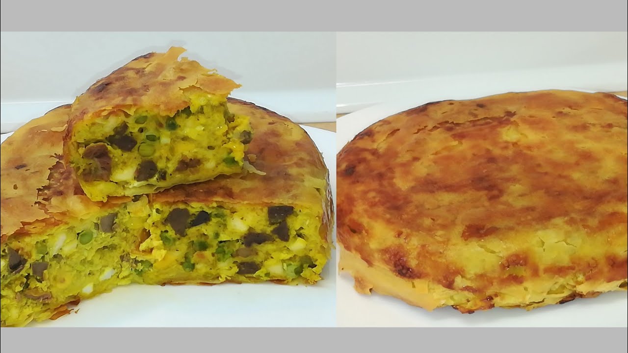 طاجين ملسوقة زمني بالكبدة و لحم العلوش(الخروف)tajine malsouka (malsou9a)@cuisinearij