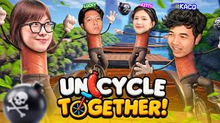 YEA PARTY INI LAGI - Unicycle together