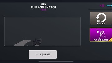 MPX reload skin animation