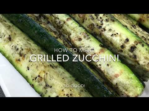 The Best, Fresh Grilled Zucchini Recipe