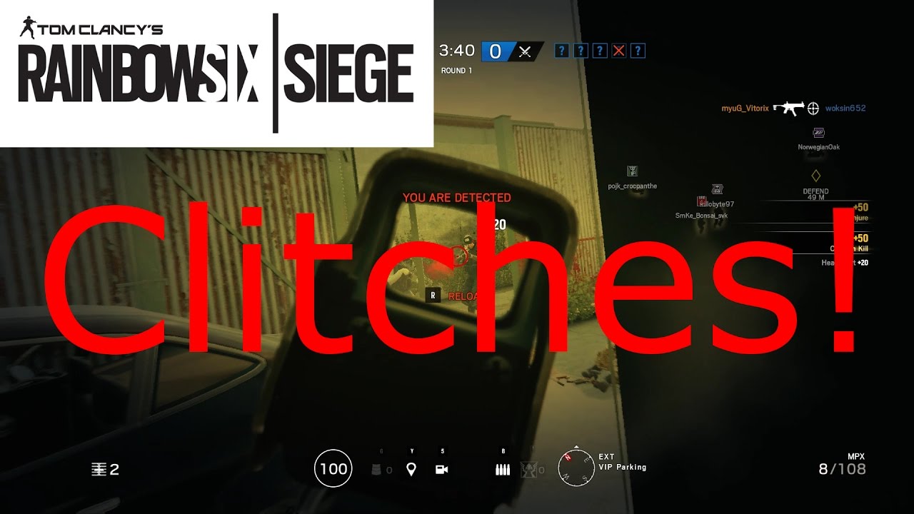 Glitches - R6S - YouTube