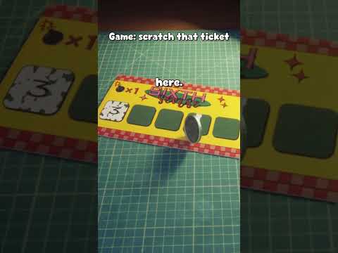 I just know that we are begging while doing this in her basement #Scratchtheticketcreator #gaming