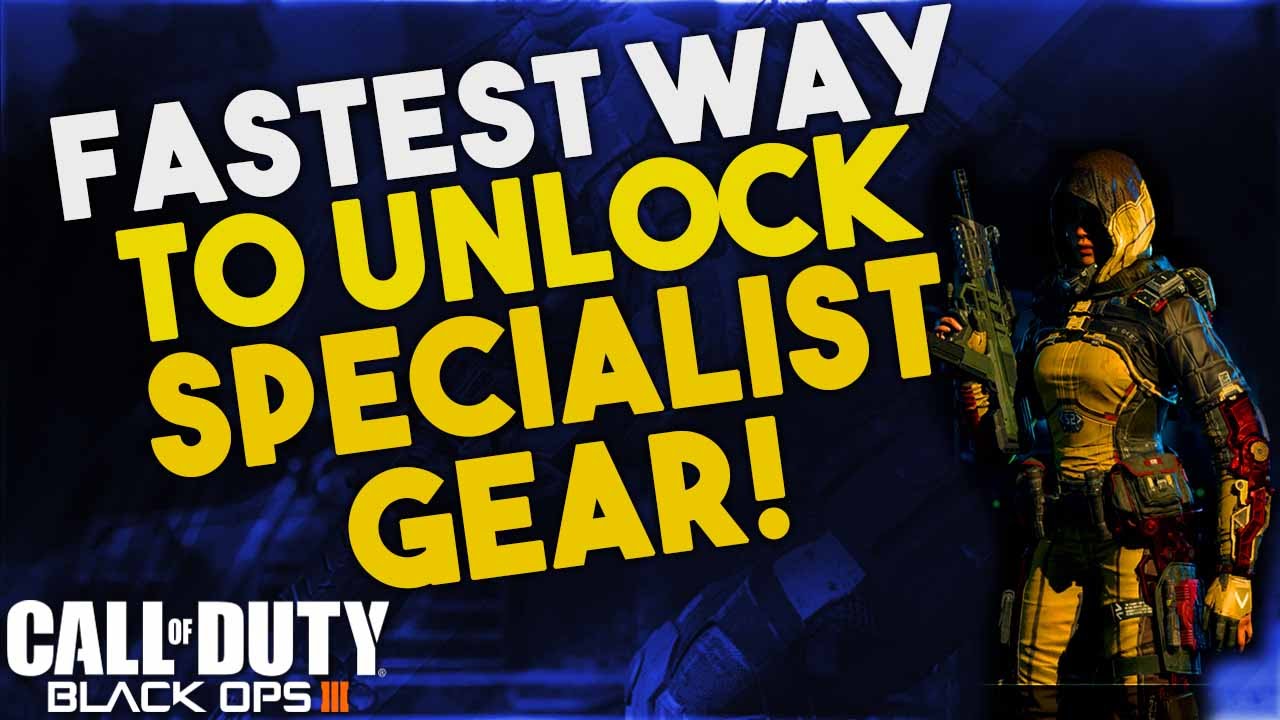 How to unlock Specialist Gear Faster! How to unlock Specialist Loadout Faster!