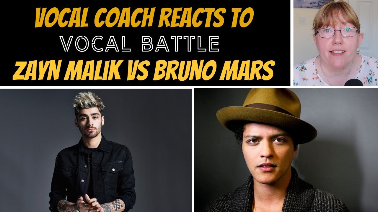 Vocal Coach Reacts to Zayn Malik Vs Bruno Mars VOCAL BATTLE
