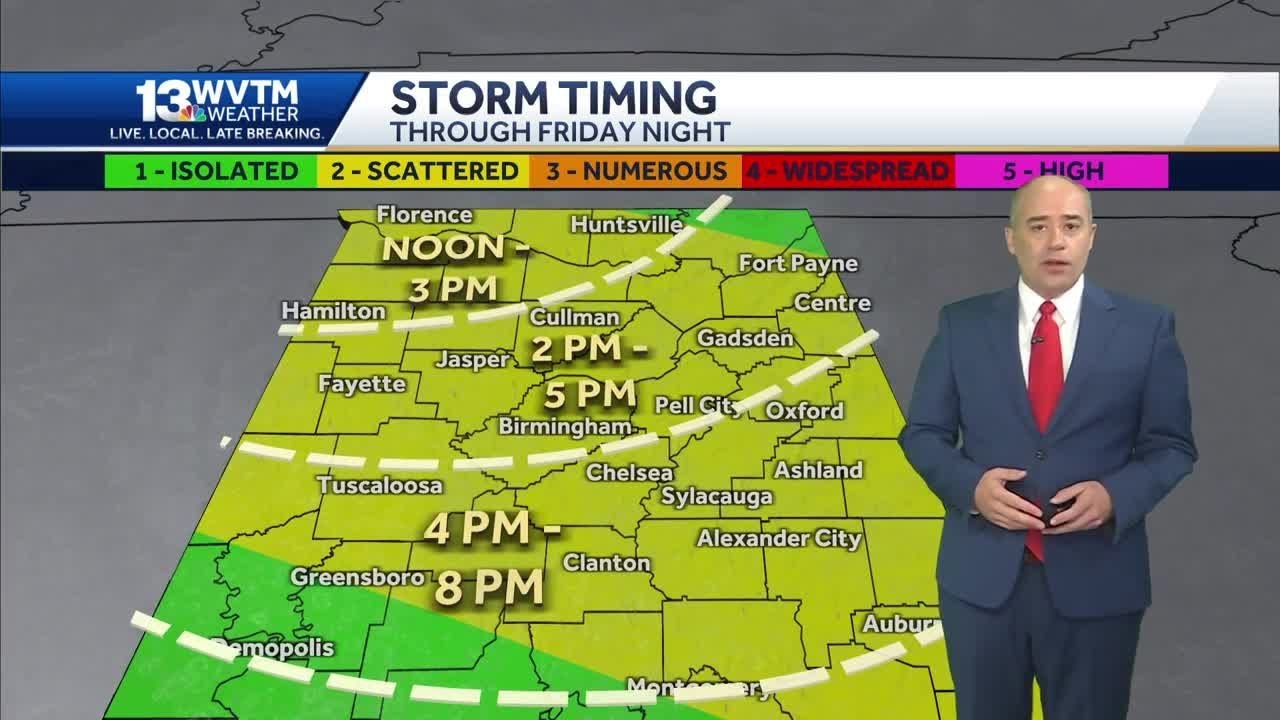 Friday's cold front brings another threat of severe storms to Alabama ...