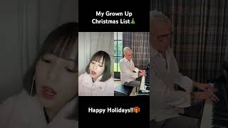 Duet with #davidfoster 🎄#mygrownupchristmaslist