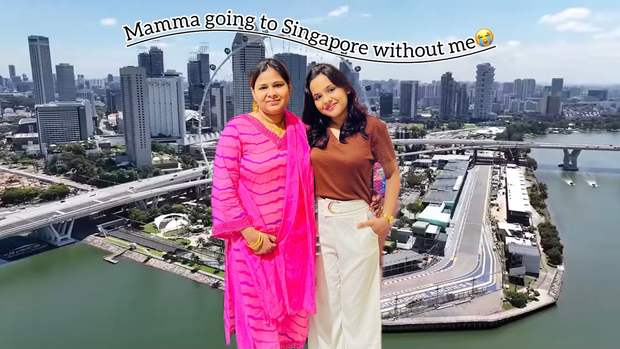 Mammaa going to Singapore without meee😭😭