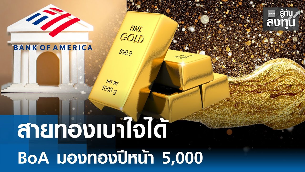 สายทองเบาใจได้ BoA มองทองปีหน้า 5,000 I TNN รู้ทันลงทุน 29-10-68