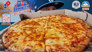 Dominos Pizza® Brooklyn Style Wisconsin 6 Cheese Pizza Review!  | 50% OFF! | theendorsement