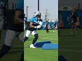 Joint Practice: Jonathon Brooks looking shifty #carolinapanthers