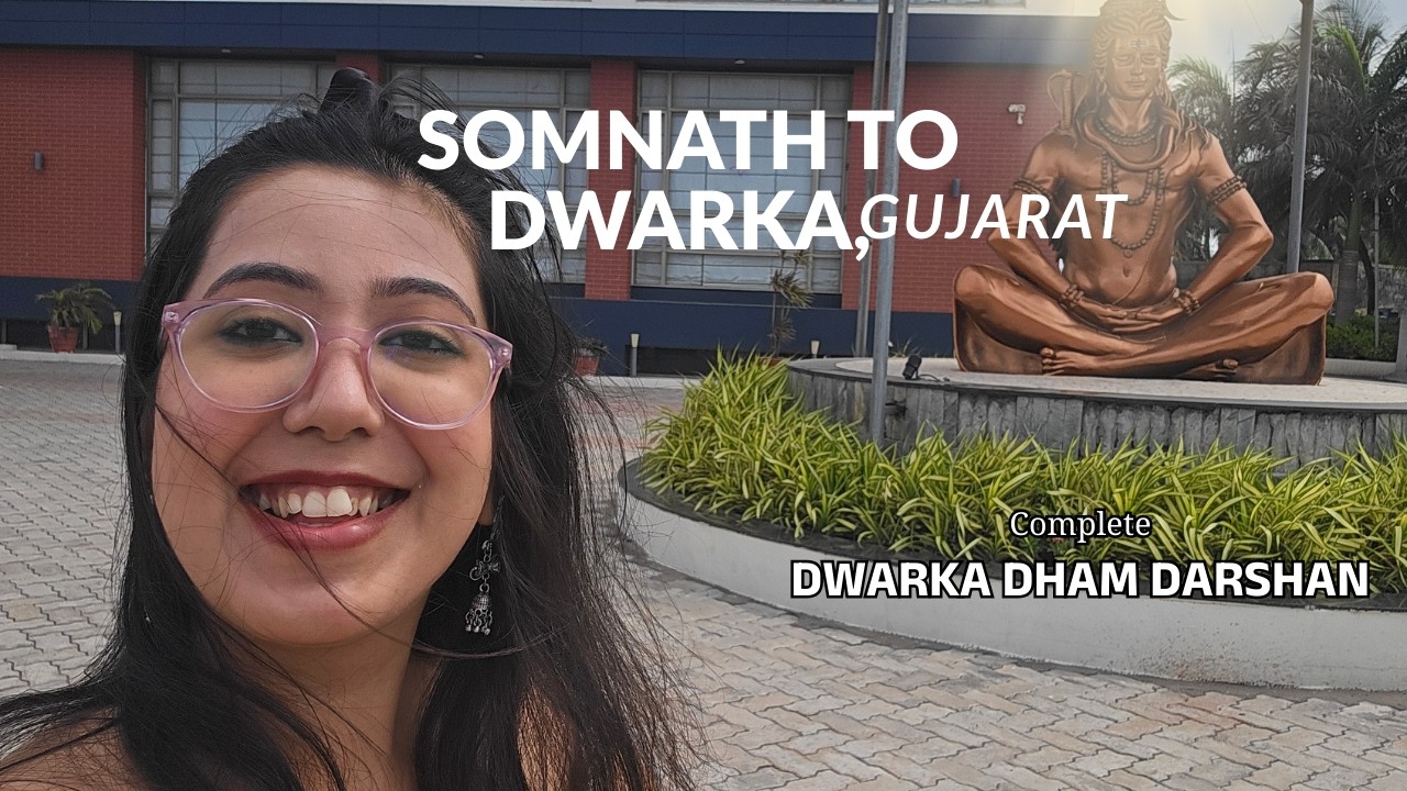 Somnath to Dwarka Road Trip| Temples, Beach Fun, Dwarka Darshan Gujarat, Mom opens vrat, shopping