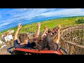The Wodan Timbur Coaster Ride at Theme Park Europa-Park in Germany